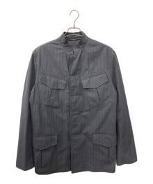 HERMES（エルメス）の古着「M-65 STRIPE FIELD JACKET」｜ネイビー