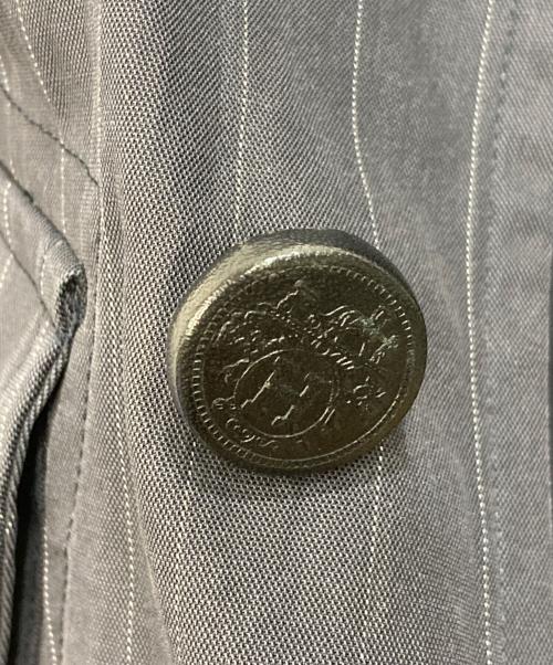 HERMES（エルメス）HERMES (エルメス) M-65 STRIPE FIELD JACKET ネイビー サイズ:48の古着・服飾アイテム