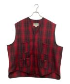 L.L.Beanエルエルビーン）の古着「シンチバック付きウールハンティングベスト」｜ブラウン