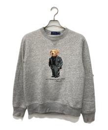 POLO RALPH LAUREN（ポロ・ラルフローレン）の古着「ポロベアプリントスウェット」｜グレー