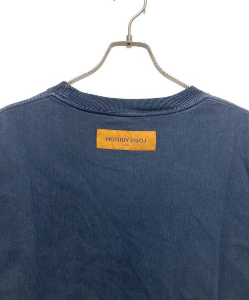 LOUIS VUITTON（ルイ ヴィトン）LOUIS VUITTON (ルイ ヴィトン) インサイドアウト クルーネックTシャツ ネイビー サイズ:XXLの古着・服飾アイテム