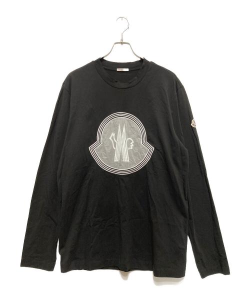 MONCLER（モンクレール）MONCLER (モンクレール) T-SHIRT MANICA LUNGA L/S ブラック サイズ:XXLの古着・服飾アイテム