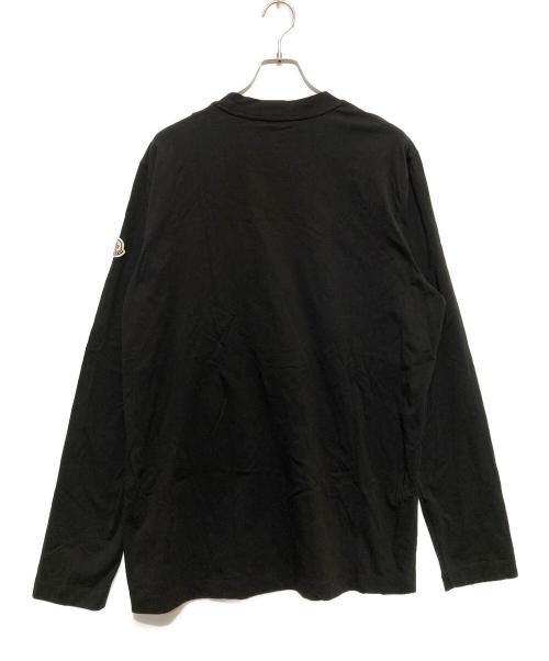 MONCLER（モンクレール）MONCLER (モンクレール) T-SHIRT MANICA LUNGA L/S ブラック サイズ:XXLの古着・服飾アイテム