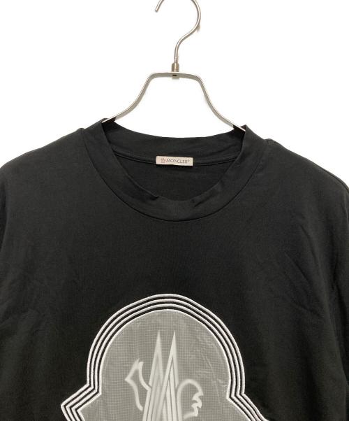 MONCLER（モンクレール）MONCLER (モンクレール) T-SHIRT MANICA LUNGA L/S ブラック サイズ:XXLの古着・服飾アイテム