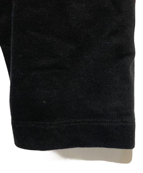 MONCLER（モンクレール）MONCLER (モンクレール) ルーズフィット レイヤードロゴプリントロングTシャツ ブラック サイズ: XXLの古着・服飾アイテム