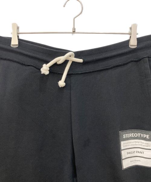 Maison Margiela（メゾンマルジェラ）Maison Margiela (メゾンマルジェラ) STEREOTYPE LOUNGE PANTS ブラック サイズ:52の古着・服飾アイテム