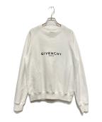 GIVENCHYジバンシィ）の古着「ジャパンタグ ロゴプリント クルーネックスウェット」｜ホワイト