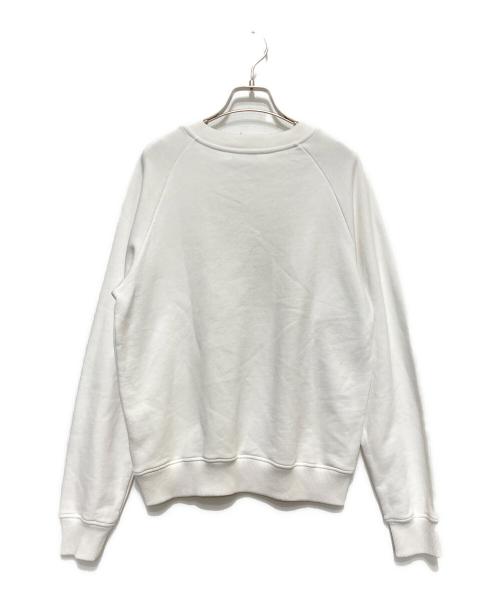 GIVENCHY（ジバンシィ）GIVENCHY (ジバンシィ) ジャパンタグ ロゴプリント クルーネックスウェット ホワイト サイズ:Sの古着・服飾アイテム