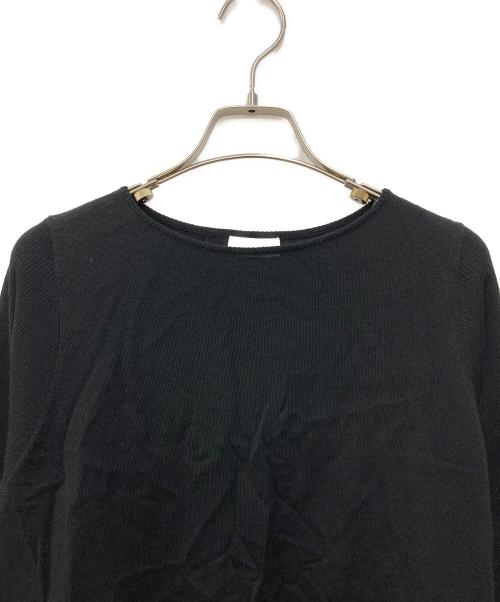 BALLSEY（ボールジィ）BALLSEY (ボールジィ) シルケットウール ワイドプルオーバー ブラック サイズ:Sの古着・服飾アイテム