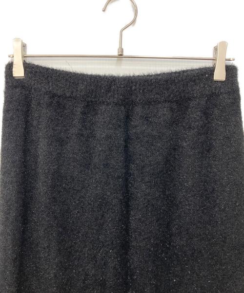 Diagram（ダイアグラム）Diagram (ダイアグラム) ラメフェザーニットスカート ブラック サイズ:36の古着・服飾アイテム
