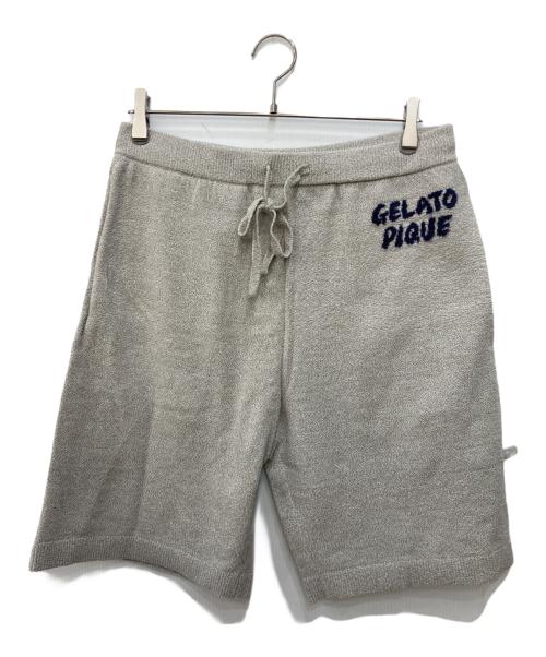 GELATO PIQUE HOMME（ジェラートピケ オム）GELATO PIQUE HOMME (ジェラートピケ オム) sleeping cat JQDプルオーバー＆ハーフパンツSET グレー サイズ:Ⅼ 未使用品の古着・服飾アイテム