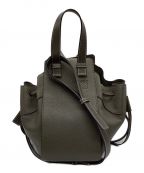 LOEWEロエベ）の古着「ミニハンモックドローストリングバッグ」｜グリーン
