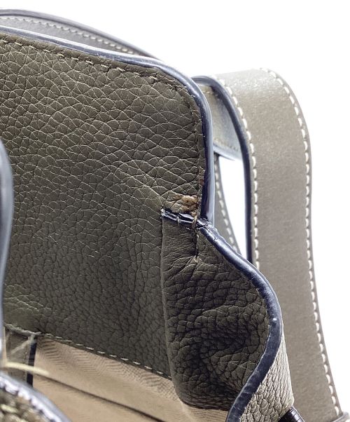 LOEWE（ロエベ）LOEWE (ロエベ) ミニハンモックドローストリングバッグ グリーンの古着・服飾アイテム