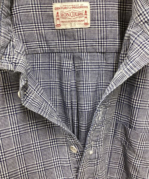 BONCOURA（ボンクラ）BONCOURA (ボンクラ) プルオーバーシャツ ブルー サイズ:36の古着・服飾アイテム