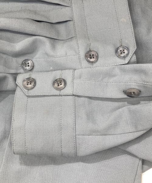 LOW CLASSIC（ロウクラシック）LOW CLASSIC (ロウクラシック) LINEN 2WAY SHIRT ブルー サイズ:Sの古着・服飾アイテム