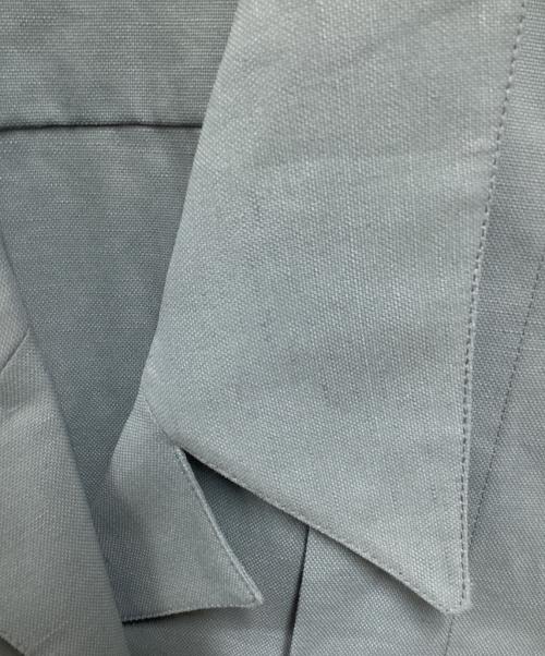 LOW CLASSIC（ロウクラシック）LOW CLASSIC (ロウクラシック) LINEN 2WAY SHIRT ブルー サイズ:Sの古着・服飾アイテム