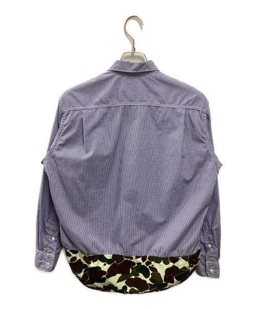 COMME des GARCONS HOMME（コムデギャルソン オム）COMME des GARCONS HOMME (コムデギャルソン オム) チェックシャツ ネイビー×カーキ サイズ:Sの古着・服飾アイテム