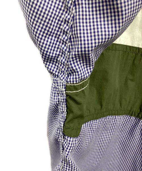 COMME des GARCONS HOMME（コムデギャルソン オム）COMME des GARCONS HOMME (コムデギャルソン オム) チェックシャツ ネイビー×カーキ サイズ:Sの古着・服飾アイテム