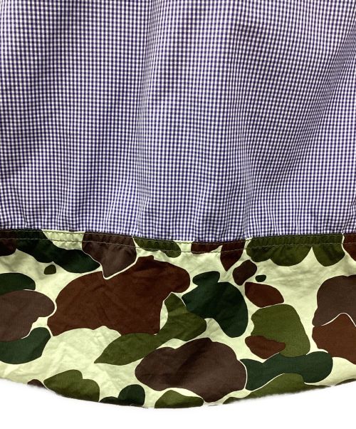 COMME des GARCONS HOMME（コムデギャルソン オム）COMME des GARCONS HOMME (コムデギャルソン オム) チェックシャツ ネイビー×カーキ サイズ:Sの古着・服飾アイテム