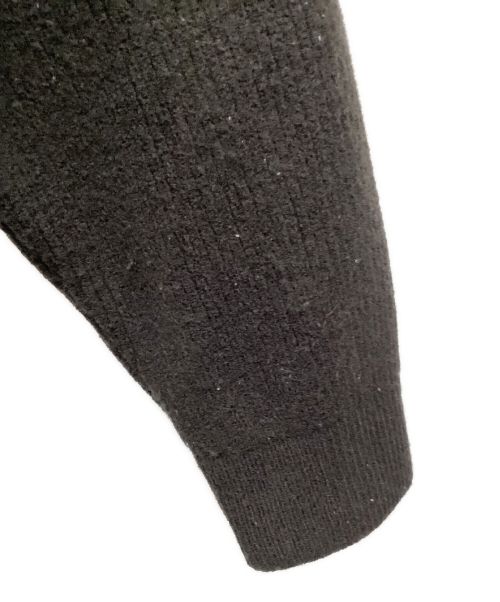 stein（シュタイン）stein (シュタイン) OVERSIZED DRIVERS KNIT ZIP JACKET ブラック サイズ:Sの古着・服飾アイテム