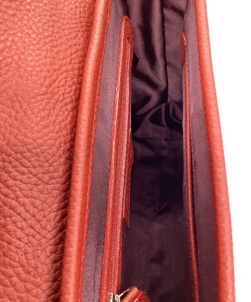 SOMES SADDLE（ソメスサドル）SOMES SADDLE (ソメスサドル) レザーショルダーバッグ レッドの古着・服飾アイテム