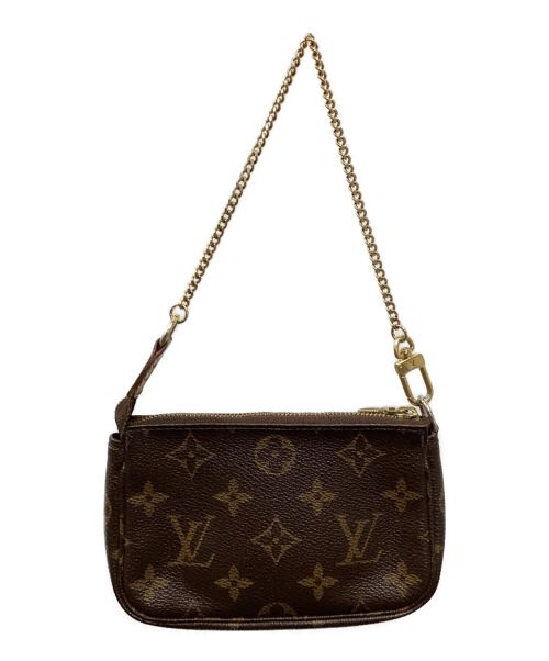 LOUIS VUITTON（ルイ ヴィトン）LOUIS VUITTON (ルイ ヴィトン) ミニ・ポシェット・アクセソワール ブラウンの古着・服飾アイテム