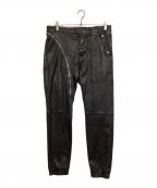 DRKSHDWダークシャドウ）の古着「AIRCUT JOGGER WAX DENIM/エアーカット ジャガー ワックス デニム」｜ブラック