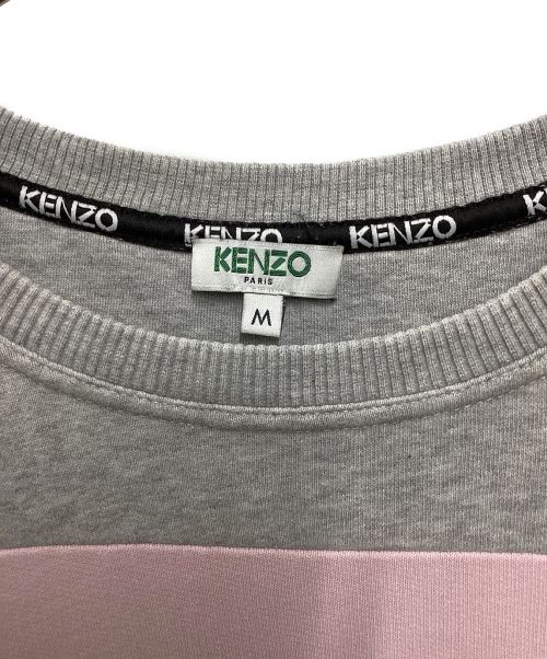 KENZO（ケンゾー）KENZO (ケンゾー) ロゴスウェット グレー サイズ:Mの古着・服飾アイテム