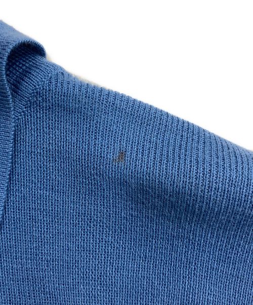 TOMORROW LAND（トゥモローランド）TOMORROW LAND (トゥモローランド) シーアイランドコットン ニットポロシャツ ブルー サイズ:Mの古着・服飾アイテム