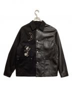 jiedaジエダ）の古着「SWITCHING COVERALLS」｜ブラック