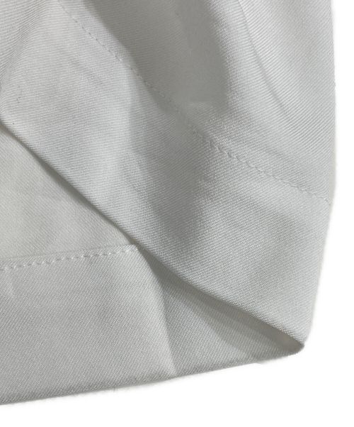 ISSEY MIYAKE（イッセイミヤケ）ISSEY MIYAKE (イッセイミヤケ) SQUARE ONE PANTS SOLID Straight Trousers ホワイト サイズ:2の古着・服飾アイテム