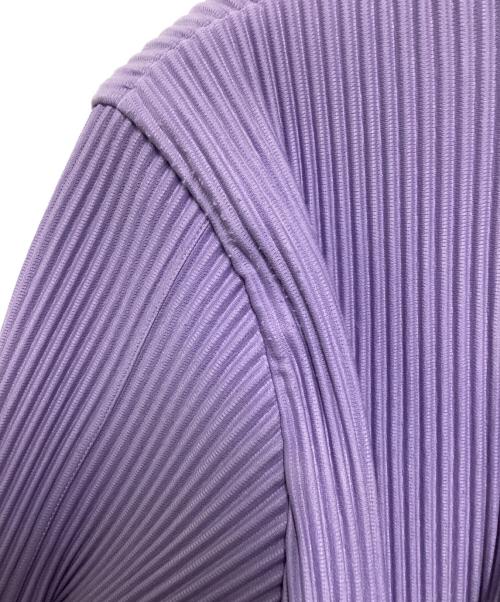 HOMME PLISSE ISSEY MIYAKE（オム プリッセ イッセイ ミヤケ）HOMME PLISSE ISSEY MIYAKE (オムプリッセ イッセイ ミヤケ) TAILORED PLEATS 2 JACKET パープル サイズ:2の古着・服飾アイテム