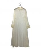 Ameriアメリ）の古着「LONG VEST SET SHEER DRESS」｜アイボリー