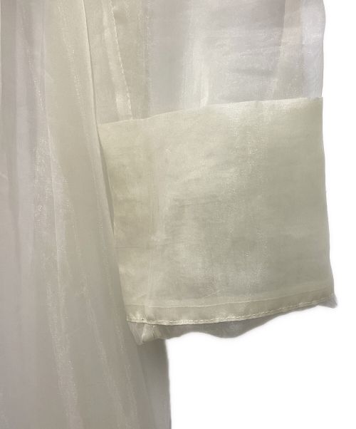 Ameri（アメリ）Ameri (アメリ) LONG VEST SET SHEER DRESS アイボリー サイズ:Mの古着・服飾アイテム