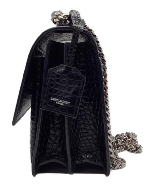 Saint Laurent Paris（サンローランパリ）Saint Laurent Paris (サンローランパリ) サンセットミディアムショルダーバッグ ブラックの古着・服飾アイテム