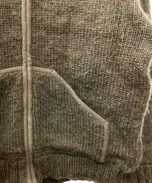 KOMODO（コモド）KOMODO (コモド) ニットジャケット オリーブ サイズ:不明の古着・服飾アイテム
