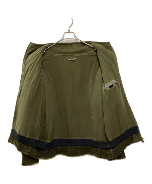 KOMODO（コモド）KOMODO (コモド) ニットジャケット オリーブ サイズ:不明の古着・服飾アイテム
