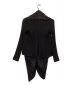 ISSEY MIYAKE FETE (イッセイミヤケフェット) 襟デザインショートプリーツジャケット ブラック サイズ:3：16000円