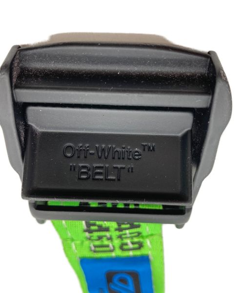 OFFWHITE（オフホワイト）OFFWHITE (オフホワイト) INDUSTRIAL BELT ネオングリーンの古着・服飾アイテム