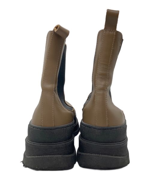 REMME（レメ）REMME (レメ) サイドゴアブーツ ベージュ サイズ:37の古着・服飾アイテム