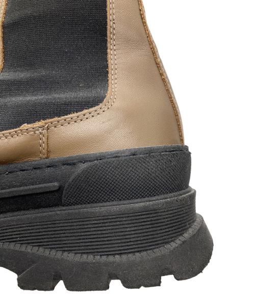 REMME（レメ）REMME (レメ) サイドゴアブーツ ベージュ サイズ:37の古着・服飾アイテム