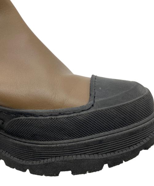 REMME（レメ）REMME (レメ) サイドゴアブーツ ベージュ サイズ:37の古着・服飾アイテム