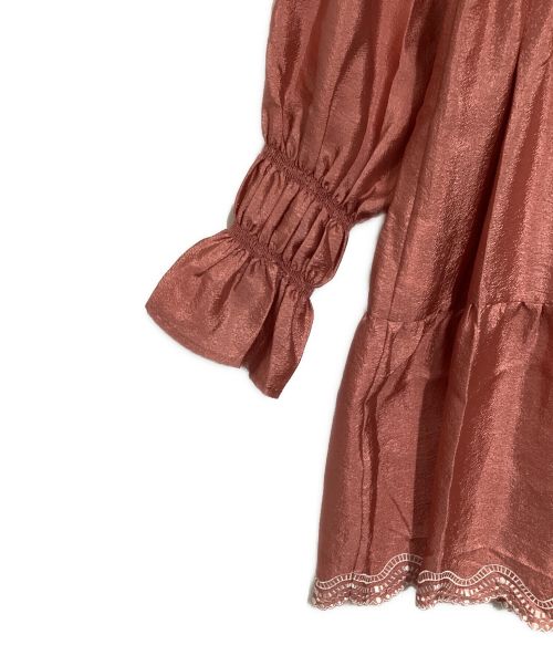 STINE GOYA（スティーヌゴヤ）STINE GOYA (スティーヌゴヤ) ティアードワンピース ピンク サイズ:Sの古着・服飾アイテム