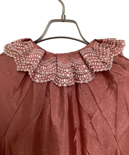 STINE GOYA（スティーヌゴヤ）STINE GOYA (スティーヌゴヤ) ティアードワンピース ピンク サイズ:Sの古着・服飾アイテム