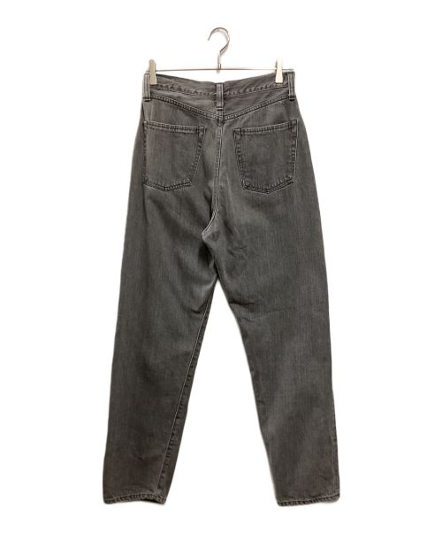 leno（リノ）leno (リノ) LUCY HIGH WAIST TAPERED JEANS グレー サイズ:3の古着・服飾アイテム