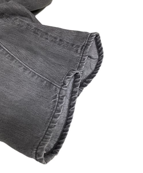 leno（リノ）leno (リノ) LUCY HIGH WAIST TAPERED JEANS グレー サイズ:3の古着・服飾アイテム