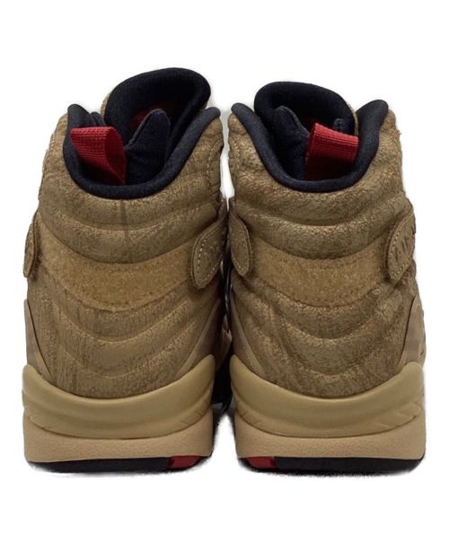 NIKE（ナイキ）NIKE (ナイキ) Rui Hachimura (八村塁) AIR JORDAN 8 RETRO SE RUI ベージュ サイズ:US7 未使用品の古着・服飾アイテム