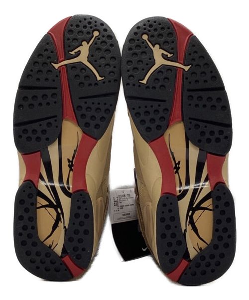 NIKE（ナイキ）NIKE (ナイキ) Rui Hachimura (八村塁) AIR JORDAN 8 RETRO SE RUI ベージュ サイズ:US7 未使用品の古着・服飾アイテム