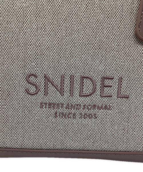 Snidel（スナイデル）Snidel (スナイデル) エコキャンバスバッグL ピンクの古着・服飾アイテム