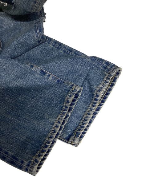 Hysteric Glamour（ヒステリックグラマー）Hysteric Glamour (ヒステリックグラマー) スクエアウインドウリメイク スリムストレートデニムパンツ インディゴ サイズ:28の古着・服飾アイテム